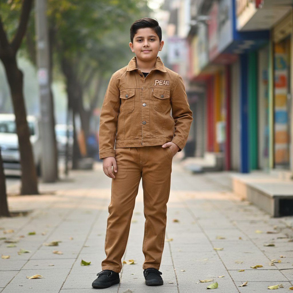 کت شلوار پسرانه کتان اسپرت سایز 50تا65 کد 2001007