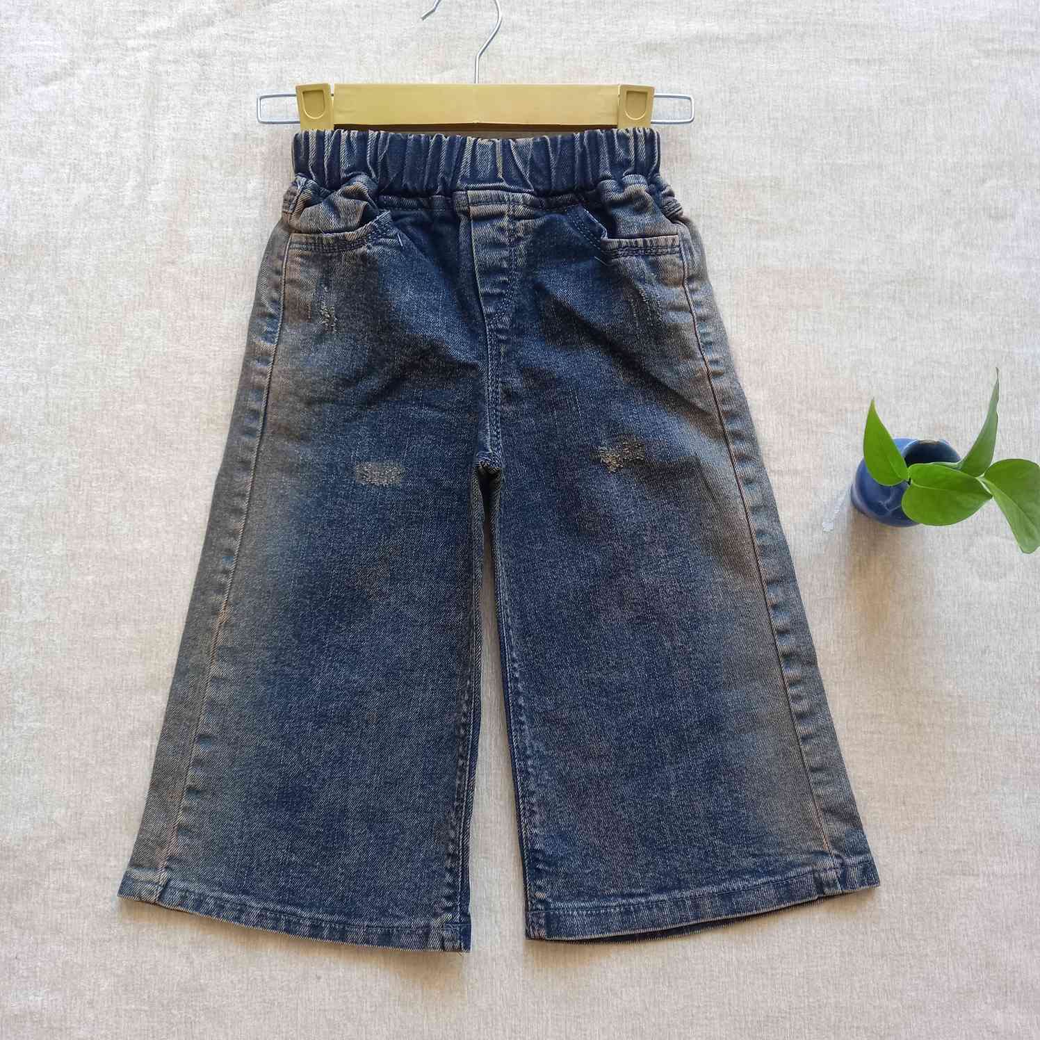 شلوار بگ بچگانه جین سایز 55تا80 کد1006093