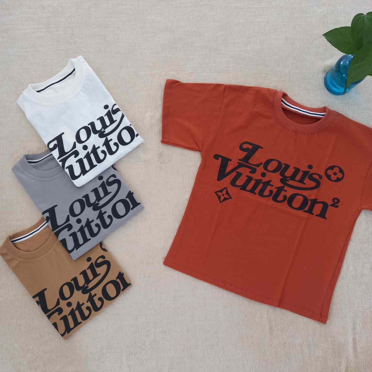 تیشرت پسرانه باکسی LOUIS VUITTON سایز45تا65 کد 2002036