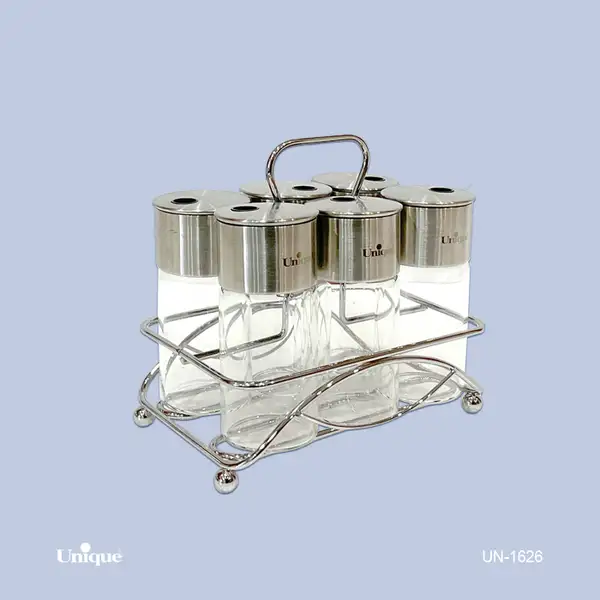 سرویس ادویه 6 عددی یونیک کد UN-1626 مستطیل
