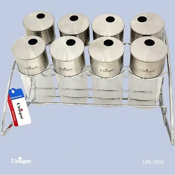 ست ادویه 8عددی استیل- هلالی یونیک UN-1632