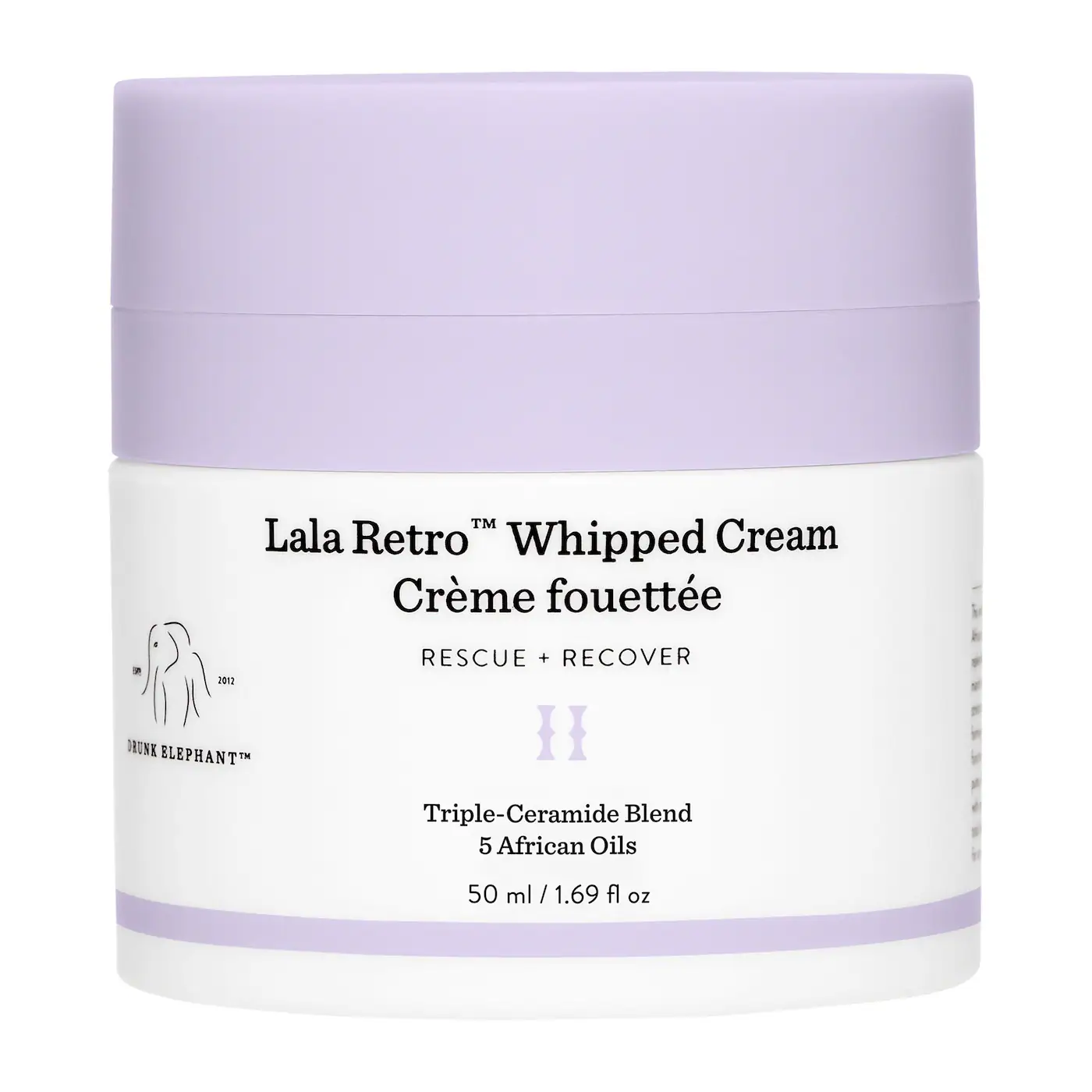 کرم روز مرطوب کننده و تقویت کننده لالا ریترو ویپد درانک الفنت | Drunk Elephant Lala Retro Whipped Cream