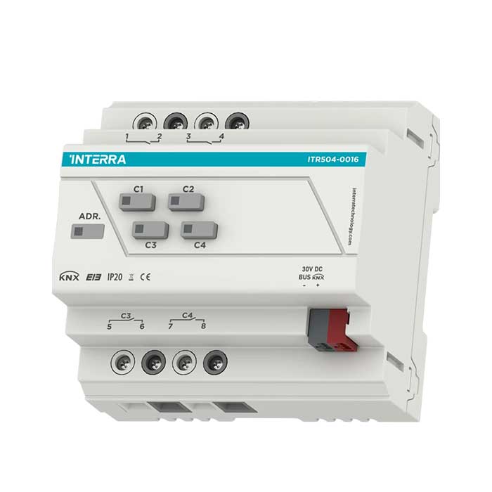 رله هوشمند KNX Actuator - 4 Channel 16A