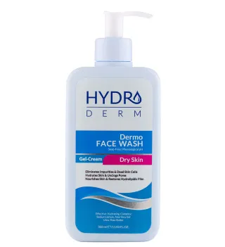 ژل شستشوی صورت مناسب پوست های خشک و حساس هیدرودرم HYDRODERM