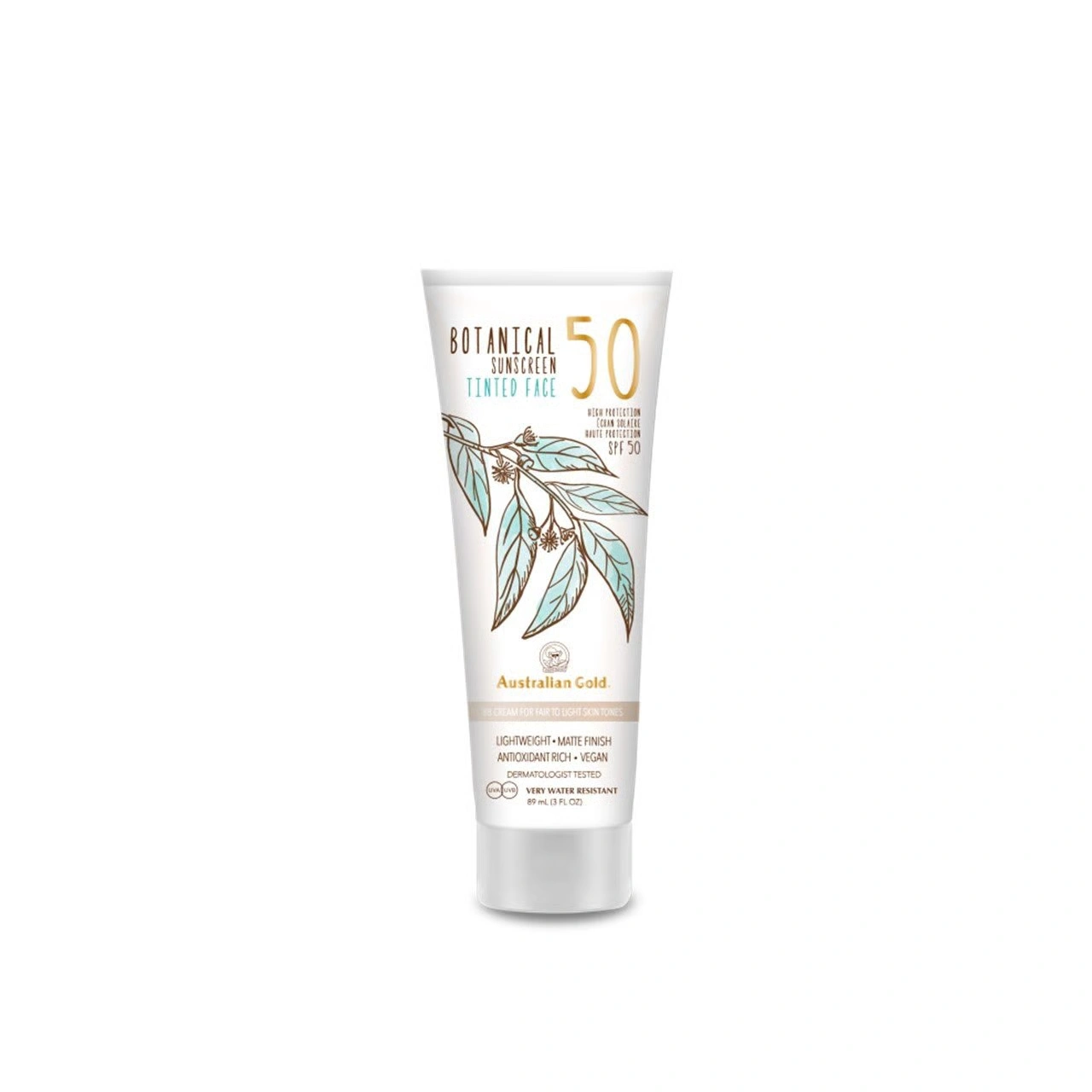 تینت صورت استرالیان گلد | Australian Gold Botanical SPF 50 Tinted Face Lotion
