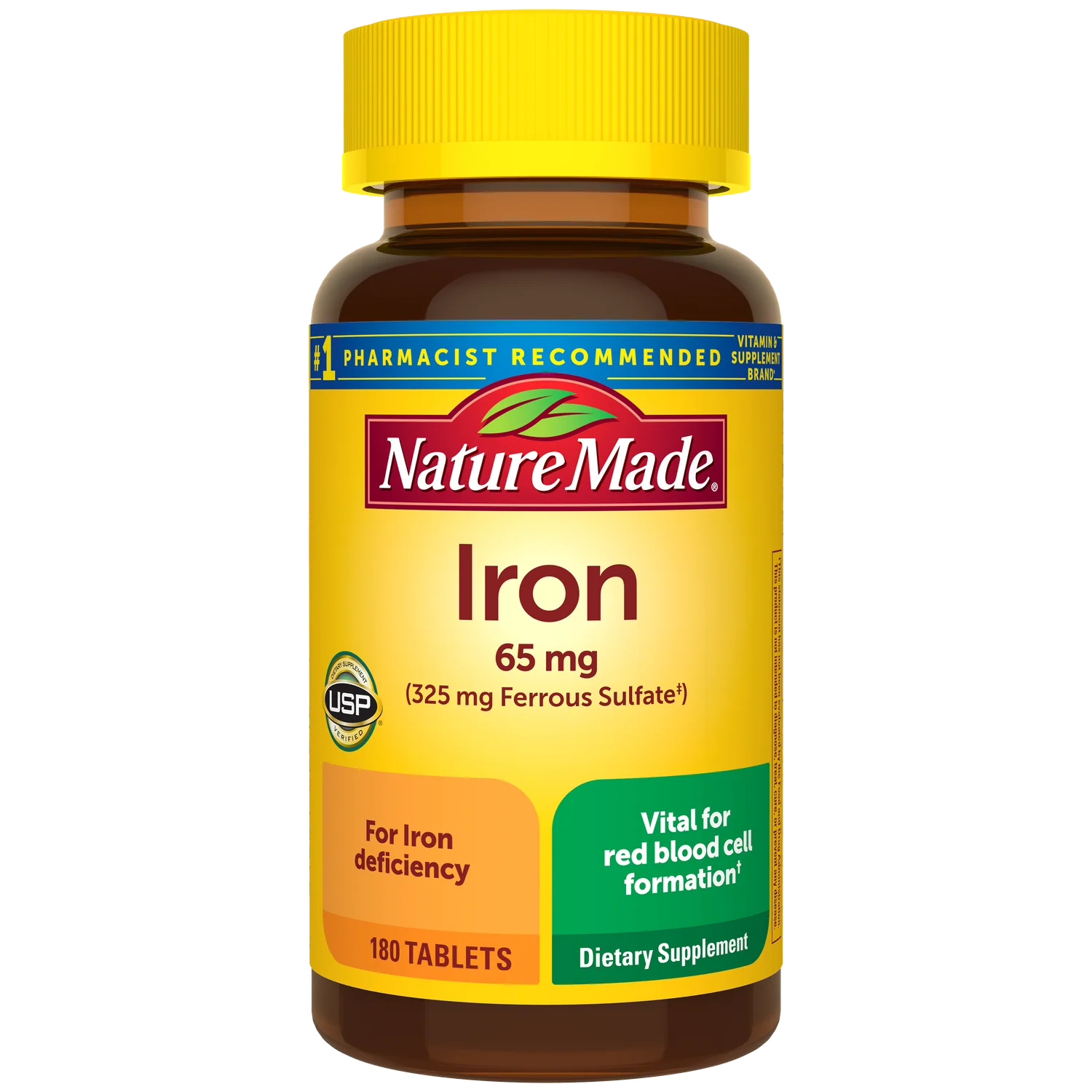 قرص آهن 65 میلی گرم نیچر‌مید | Nature Made Iron 65 mg
