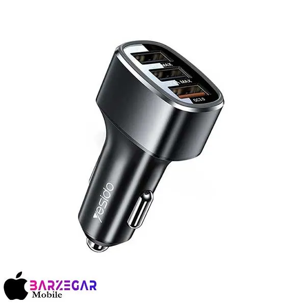 شارژر فندکی 3 پورت فست شارژ یسیدو Yesido Y46