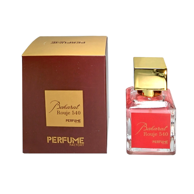 ادکلن مینیاتوری زنانه باکارات رژ برند پرفیوم فکتوری حجم ۳۰ میل Bakarat rouge Perfume Factory