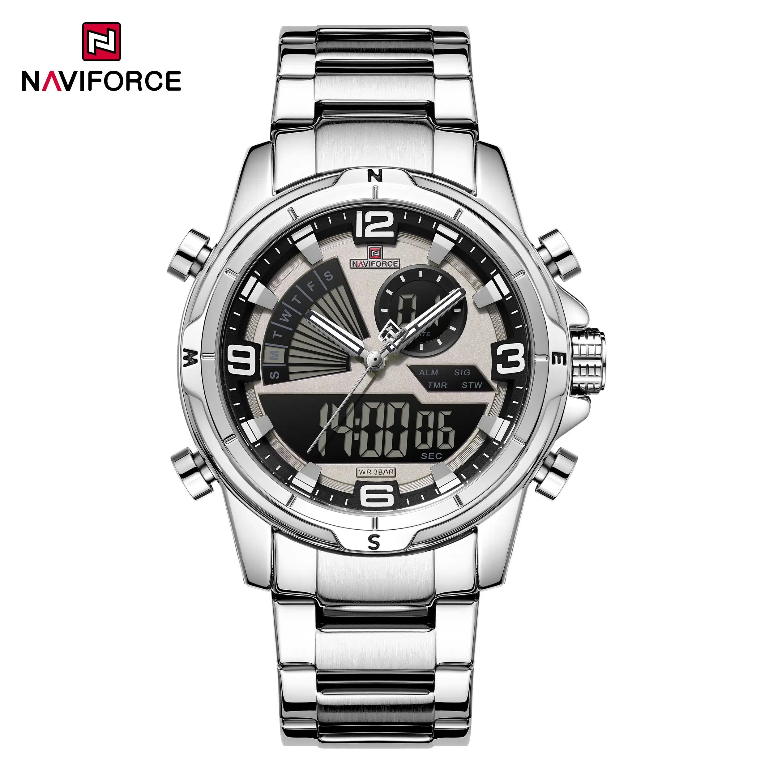ساعت مچی مردانه برند نیوی فورس Naviforce nf9257