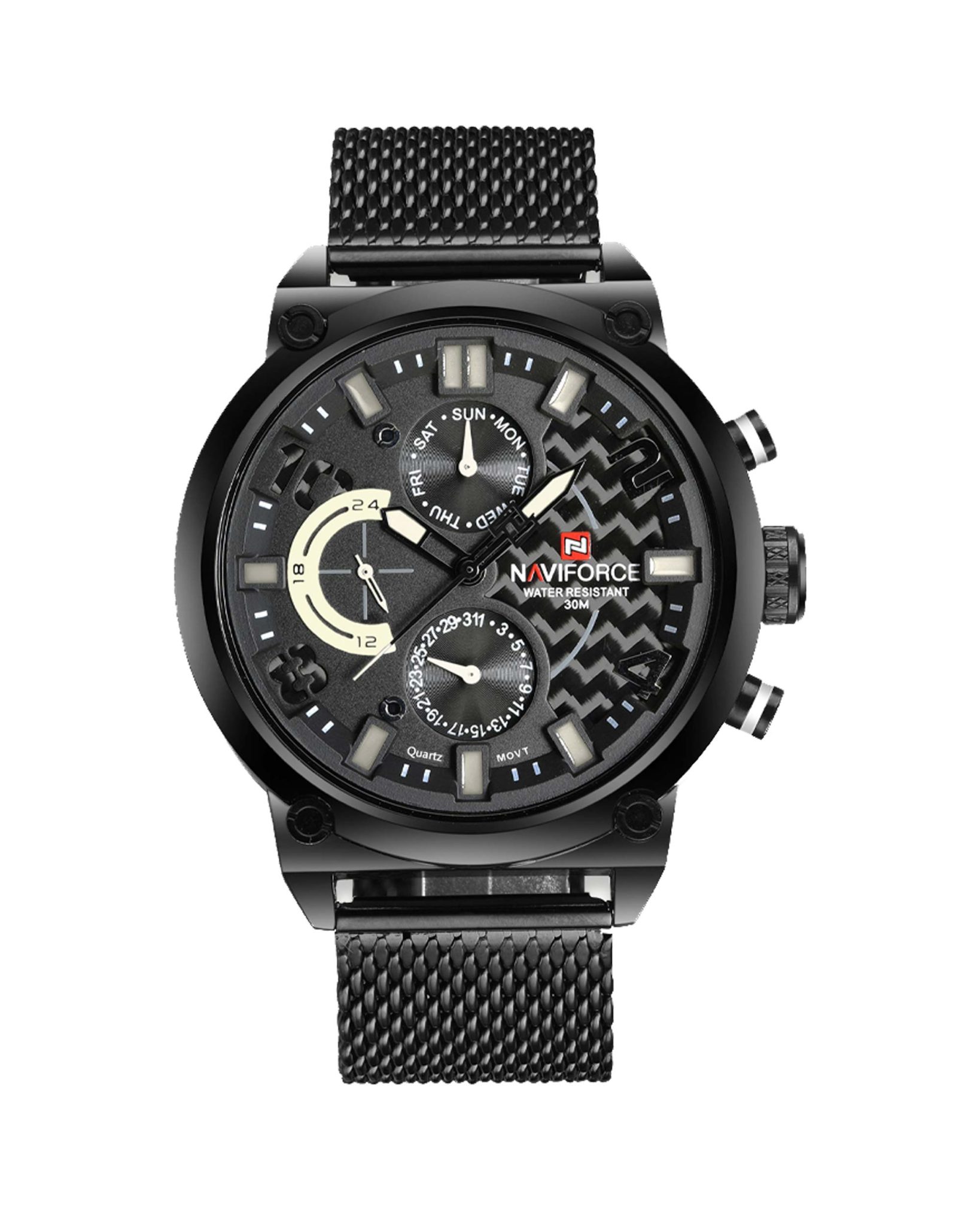 ساعت مچی مردانه ناوی فورس بند فلزی NAVIFORCE NF9068S
