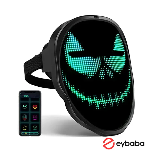 ماسک LED هالووین بلوتوثی