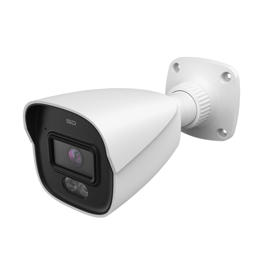 دوربین تحت شبکه 4 مگاپیکسل بولت فول کالر سیماران مدل SM-IP4412CV2-W