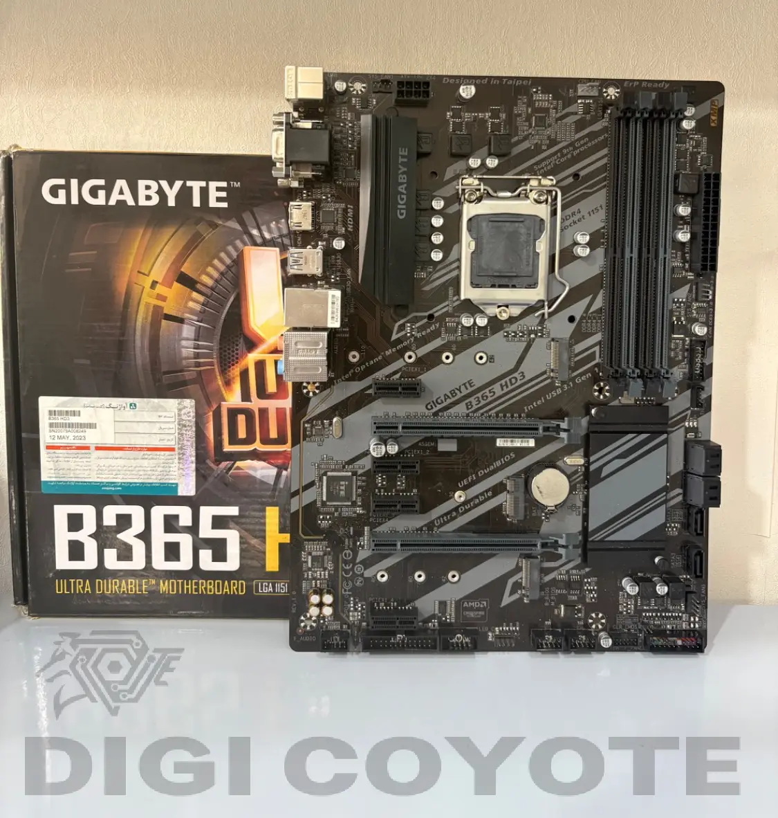 مادربرد گیگابایت مدل Gigabyte B365 HD3 | استوک درحد اپن باکس