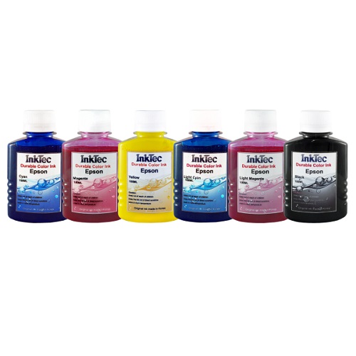 ست جوهر 100cc پیگمنت اینکتک رنگی اپسون InkTec Pigment Ink Set 100cc Epson