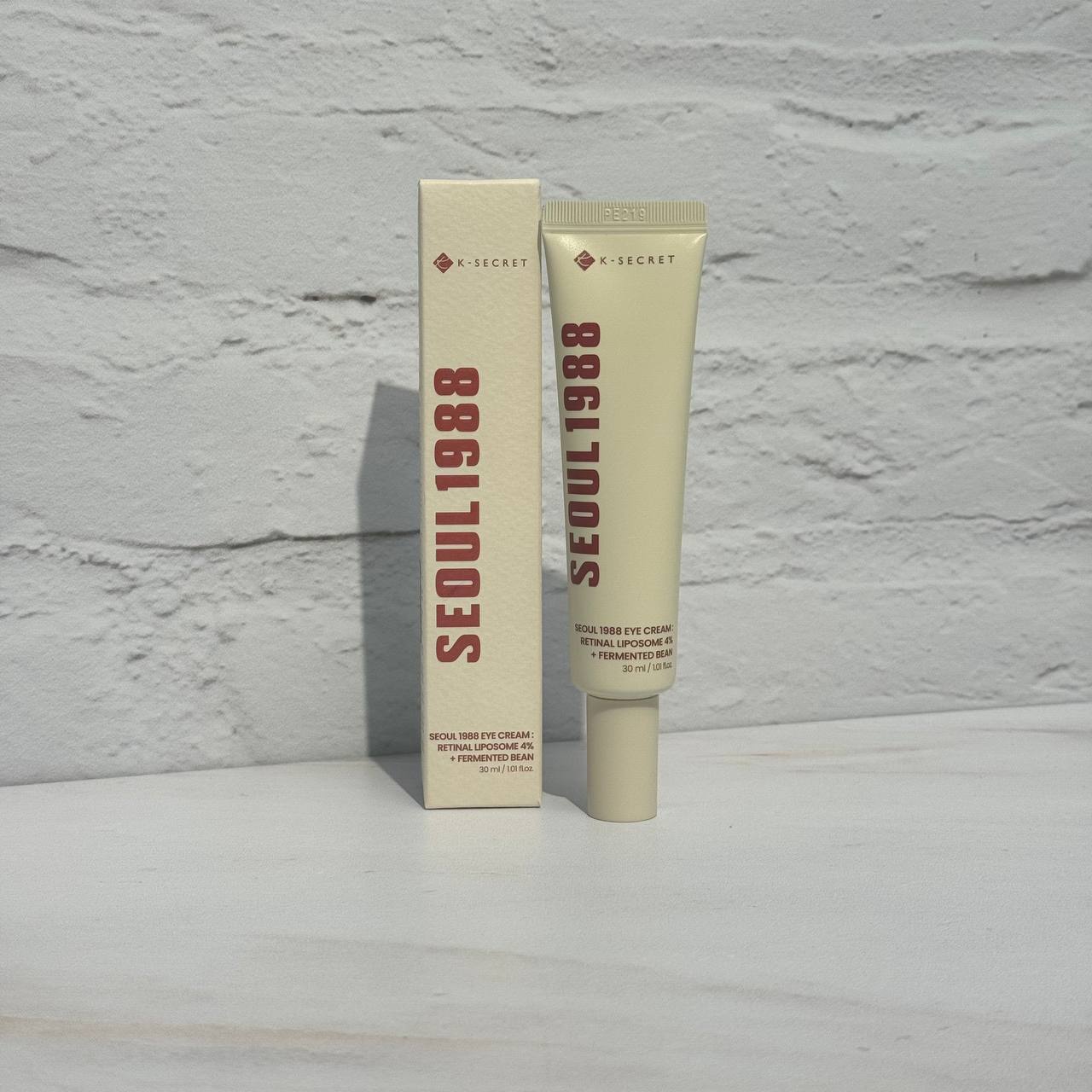 کرم دور چشم سئول 1988 لیپوزوم رتینال و بین کی سکرت 30 میل K-SECRET SEOUL 1988 Eye Cream Retinal Liposome 4% + Fermented Bean