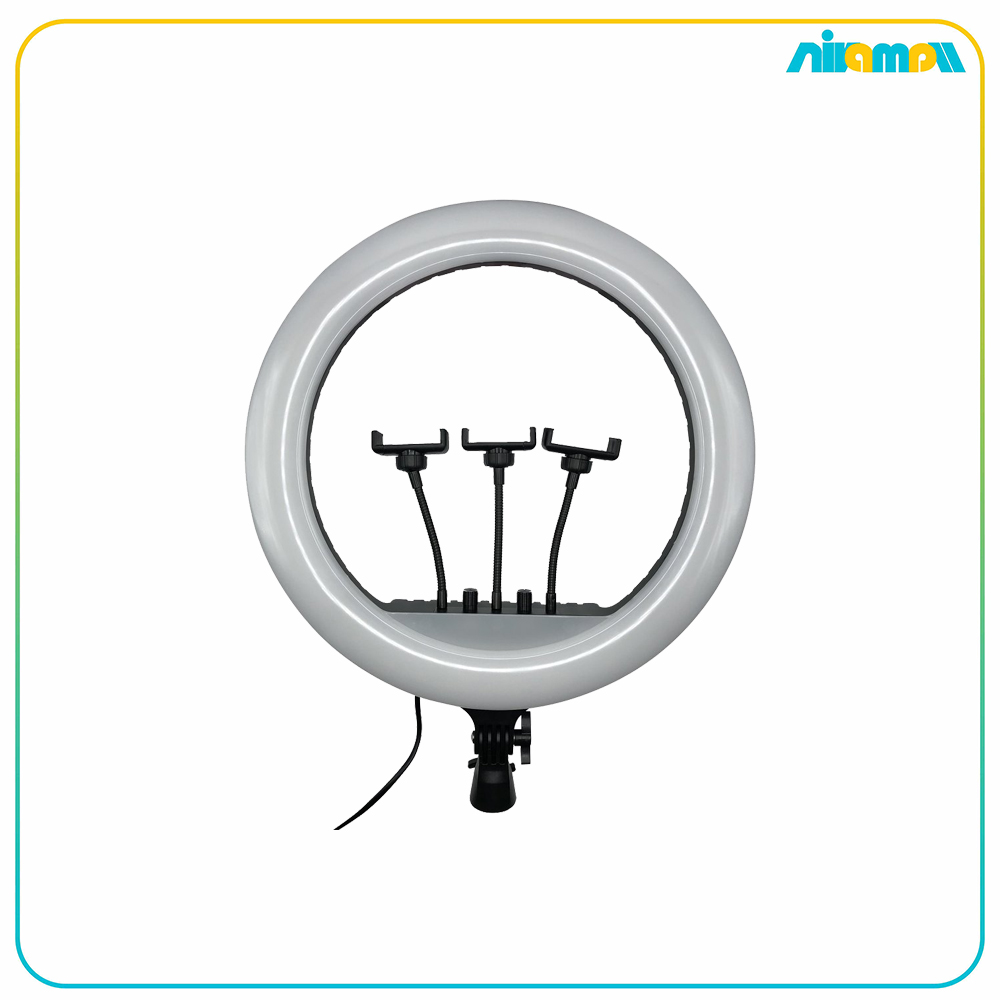 رینگ لایت حرفه ای قطر ۵۴ سانتی ریموت دار پایه ضخیم مدل RL-21