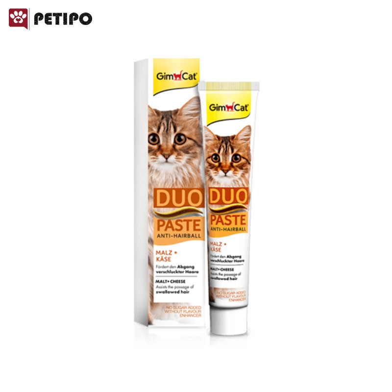 خمیر مالت گربه آنتی هیربال طعم جیم کت (GimCat Duo-Paste Anti-Hairball) وزن 50 گرم