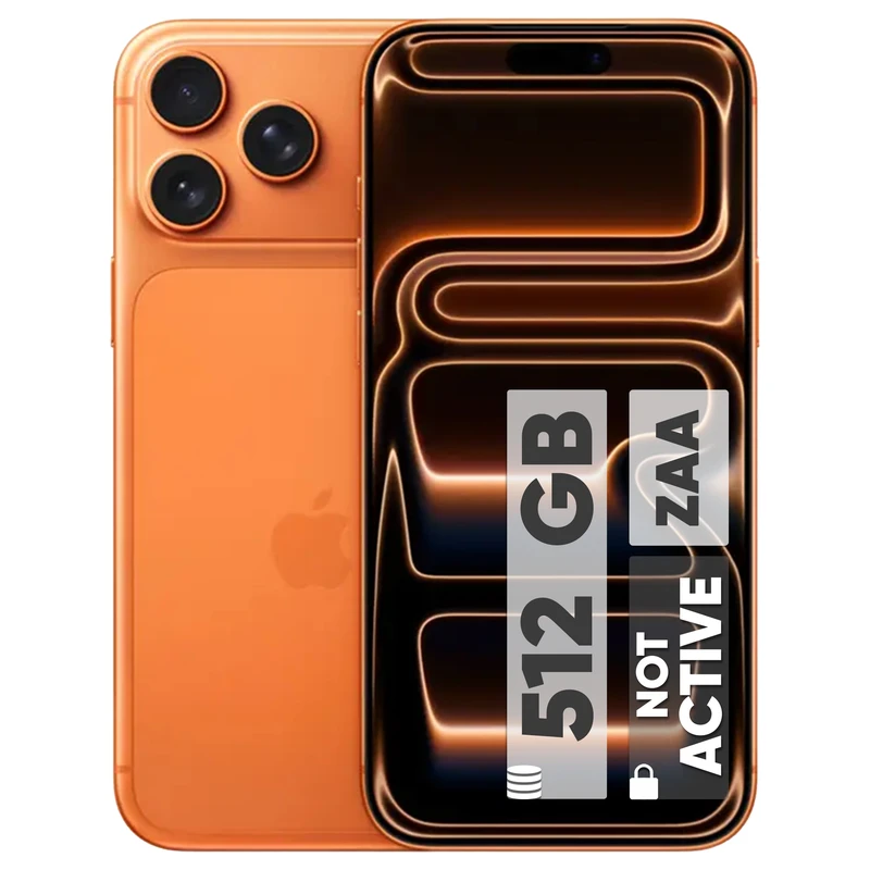 گوشی موبایل اپل مدل iPhone 17 Pro Max ZAA تک سیم کارت + eSim ظرفیت 512 گیگابایت و رم 12 گیگابایت - نات اکتیو با ریجستر و گارانتی شرکتی