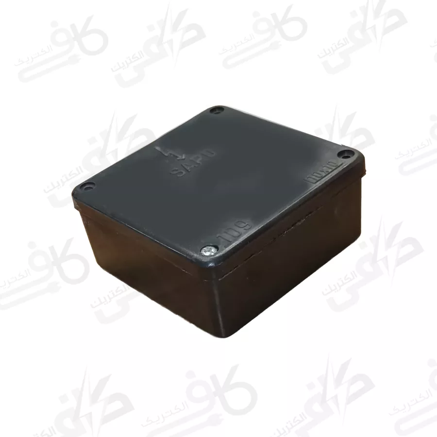 جعبه تقسیم برق 10*10 مشکی سارو