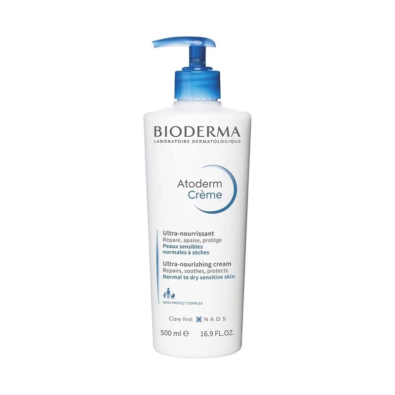 کرم مرطوب کننده بایودرما مدل Atoderm حجم 500 میلی لیتر