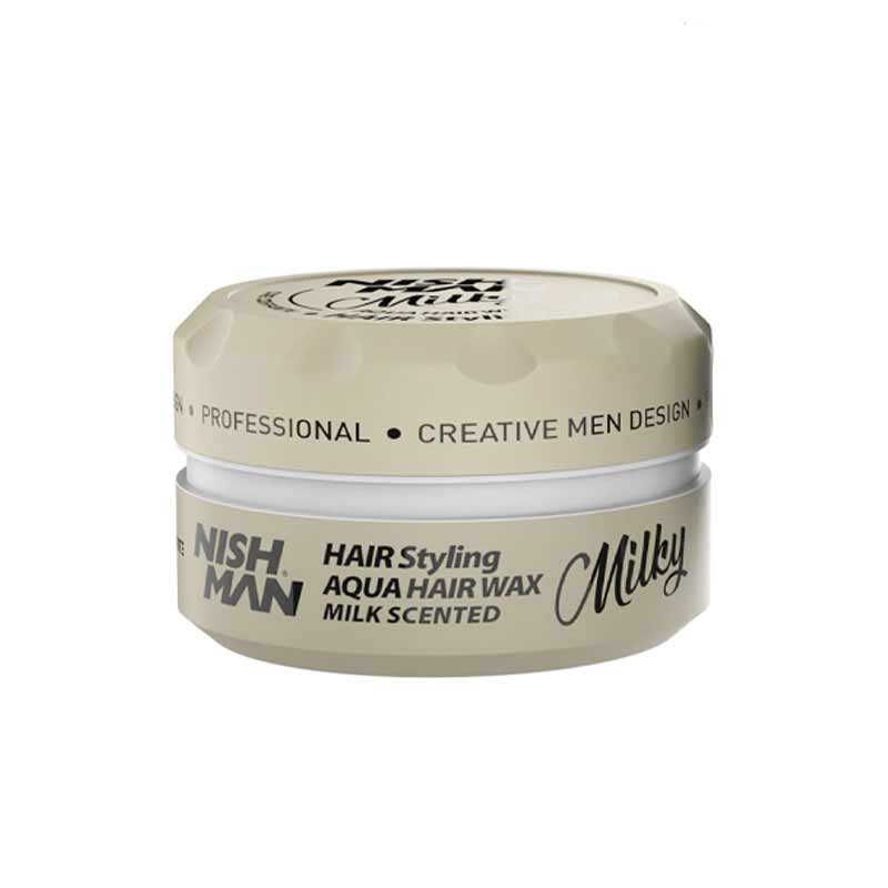 واکس مو اکوا میلکی نیشمن NISHMAN AQUA WAX Milky