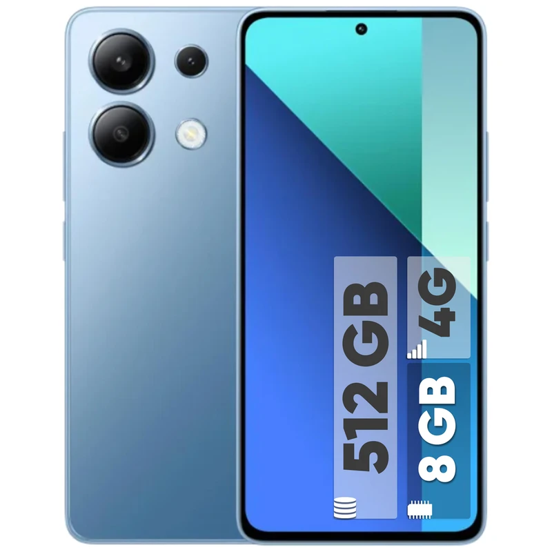 گوشی موبایل شیائومی مدل Redmi Note 13 4G دو سیم کارت ظرفیت 512 گیگابایت و رم 8 گیگابایت