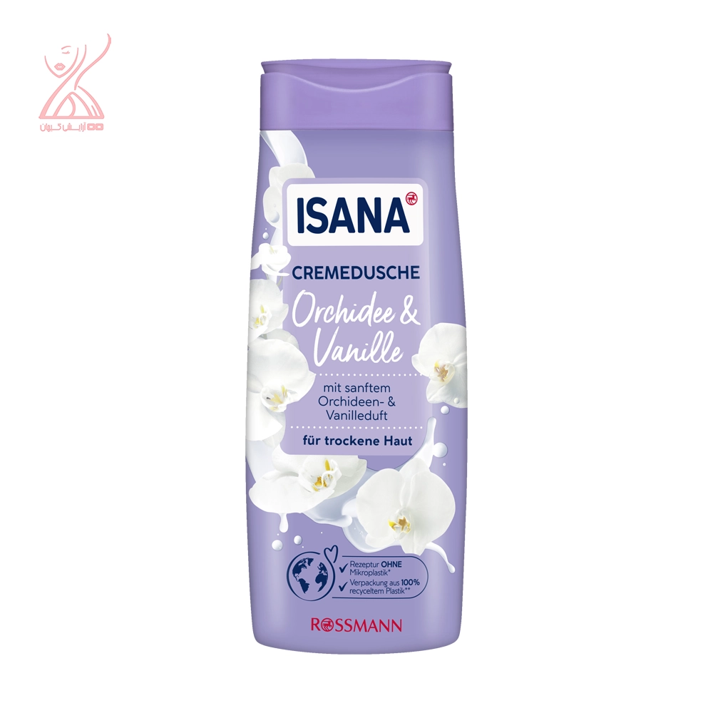 شامپو بدن ایسانا ارکیده و وانیل Isana CremeDusche