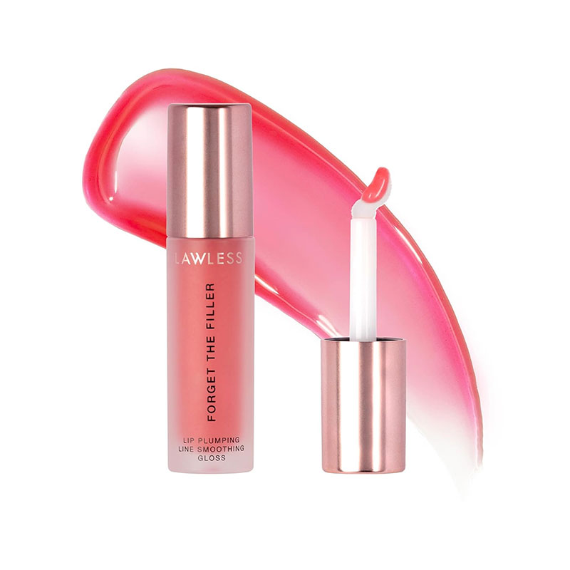 لیپ گلاس حجم دهنده و براق کننده لب لالس | Lawless Forget The Filler Lip Plumping Line Smoothing Gloss