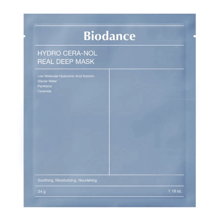 ماسک ورقه ای بایودنس هیدرا سرانول Biodance آبی