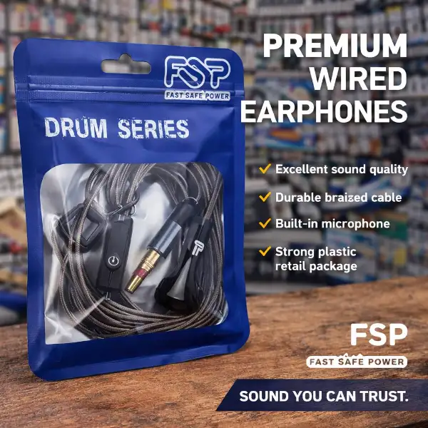 هندزفری با سیم اف اس پی (FSP) مدل Drum Series