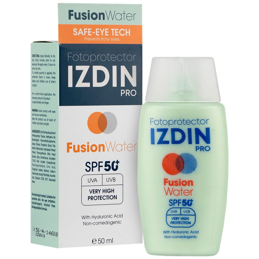 ضد آفتاب فیوژن واتر بلو بلاکر ایزدین پرو با SPF50 حجم 50 میلی لیتر