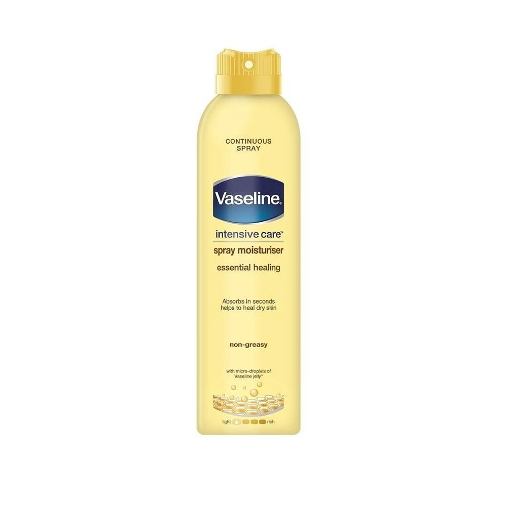 اسپری لوسیون عصاره گندم وازلین | Vaseline Intensive Care Spray Moisturizer