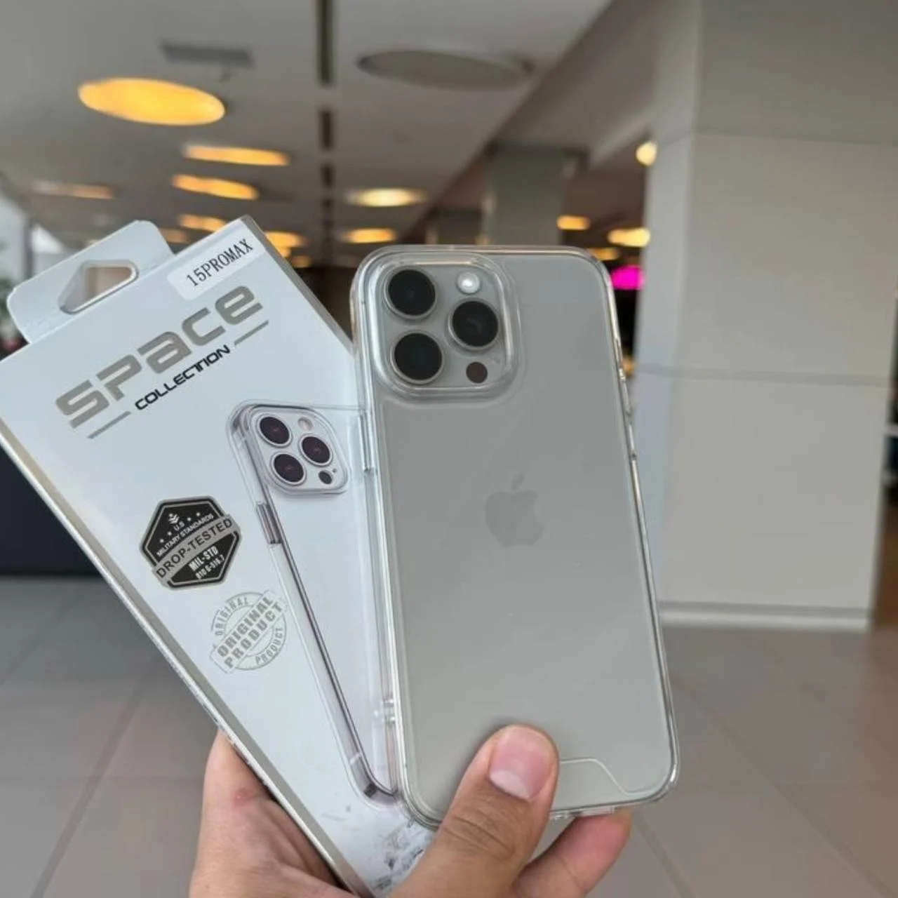 قاب آیفون شفاف برند Space برای مدل های آیفون