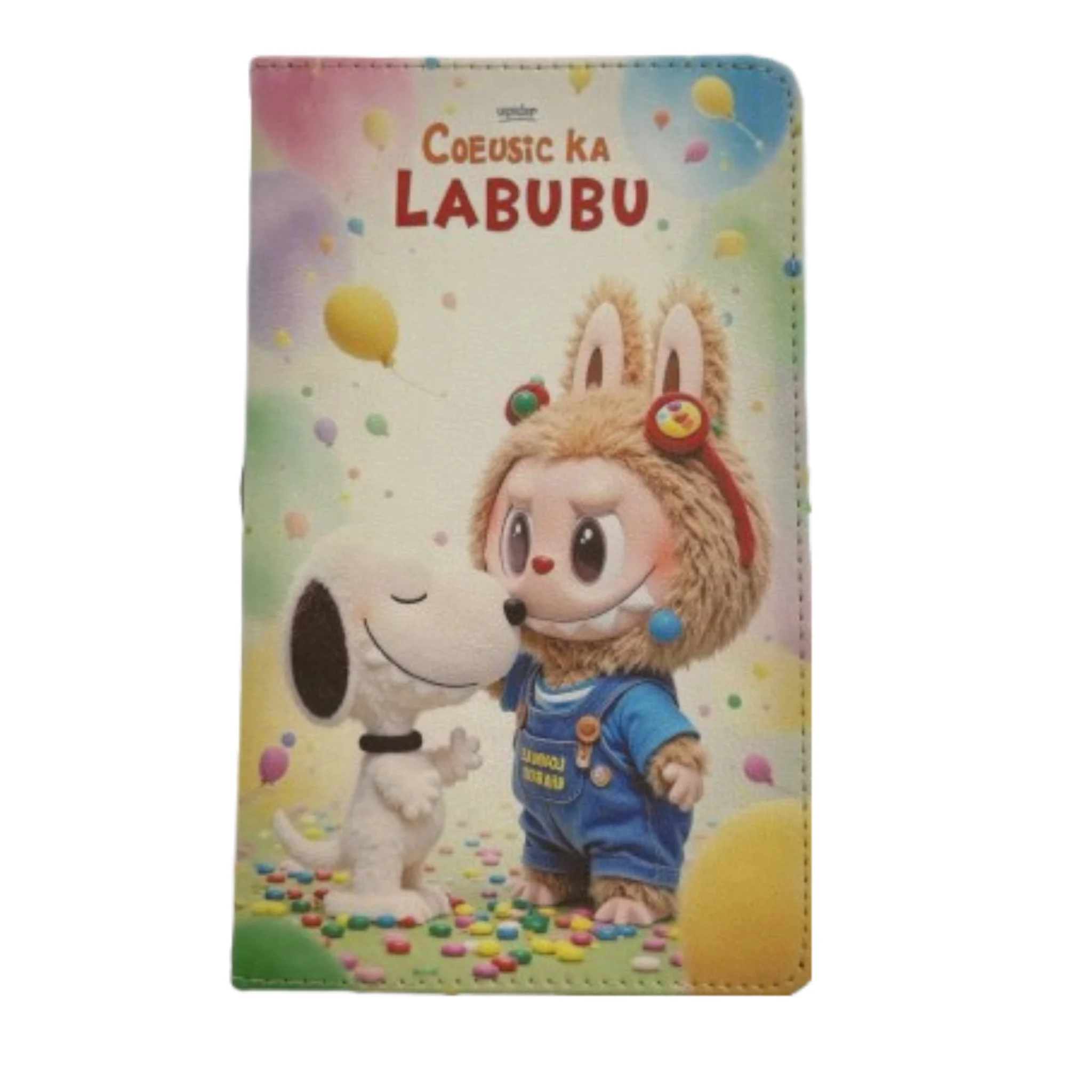کیف کلاسوری تبلت سامسونگ مدل (Galaxy Tab A 8.0 2019 (T295 طرح گروه لبوبو و سگ