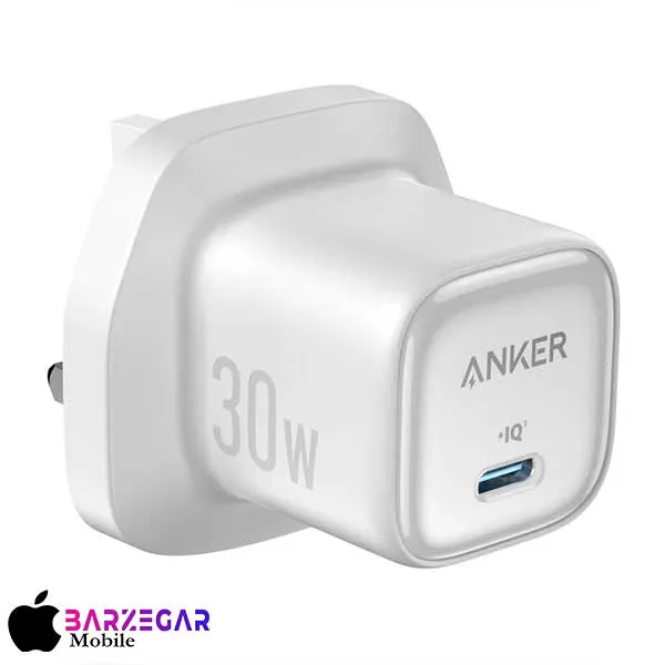 شارژر دیواری 30W انکر مدل Anker Zolo A2698K21 (3 پین)