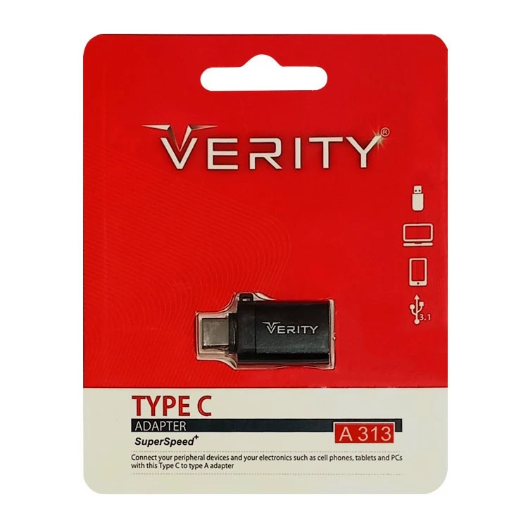 مبدل USB به تایپ سی (OTG) وریتی مدل A313