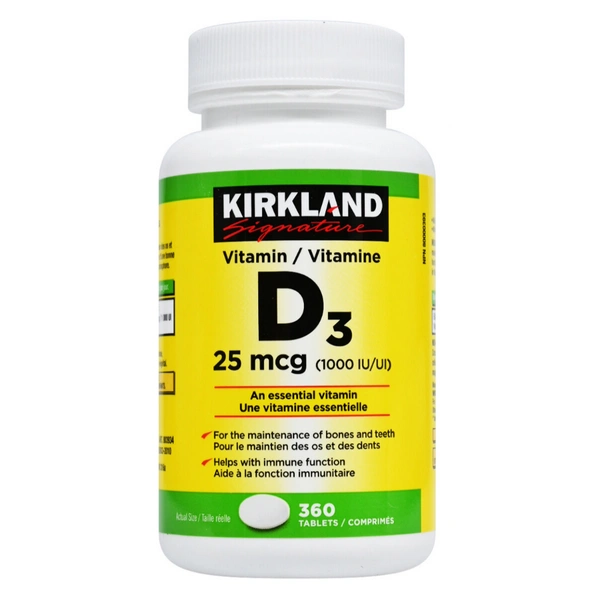 قرص ویتامین D3 کرکلند | Kirkland Signature Vitamin D3