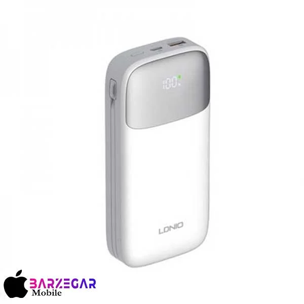 پاوربانک 22.5W الدینیو مدل Ldnio PQ20 ظرفیت 20000mA/h