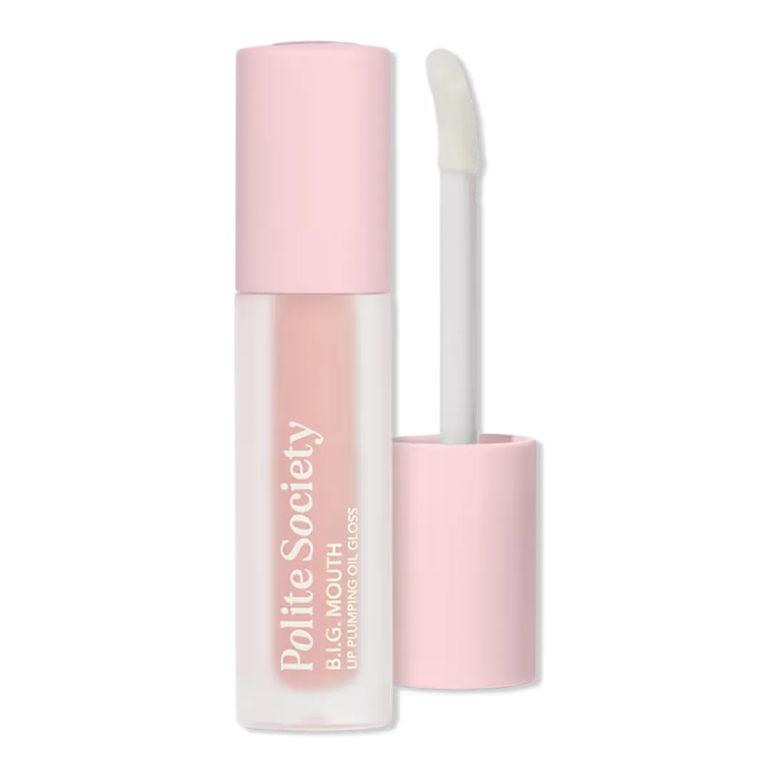 حجم دهنده لب پولایت سوسایتی | Polite Society BIG MOUTH LIP PLUMPING OIL GLOSS