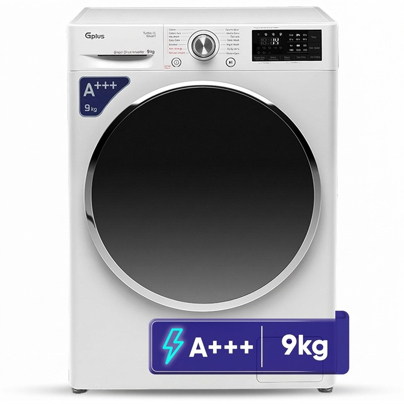 ماشین لباسشویی 9 کیلوگرم اتوماتیک جی پلاس مدل GWM-R99W.KTL - سفید