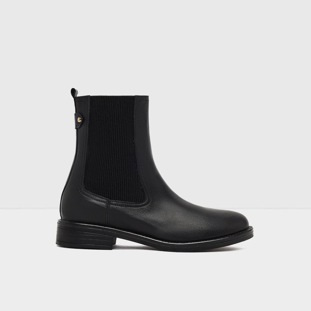 چکمه زنانه مشکی چرم بژ آلدو SUBURS-TR – ALDO