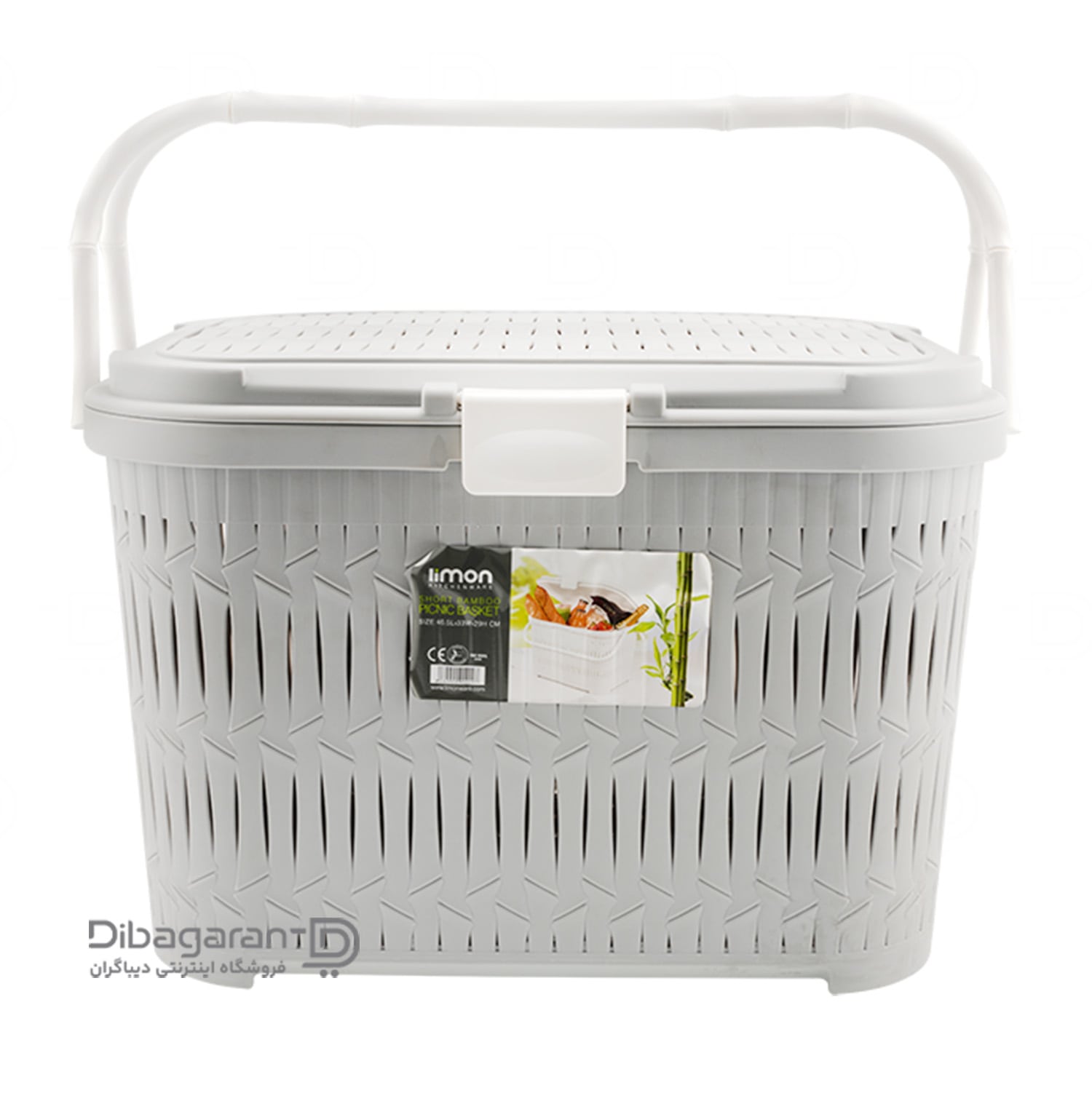سبد مسافرتی طرح بامبو لیمون کد 1550