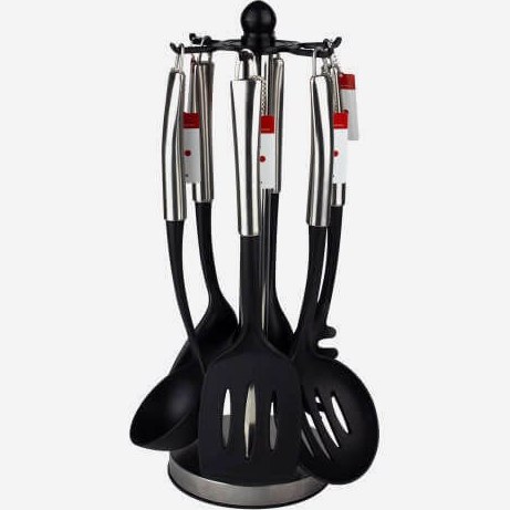 ست کفگیر و ملاقه ۶ پارچه یونیک مدل UN-1155 استیل