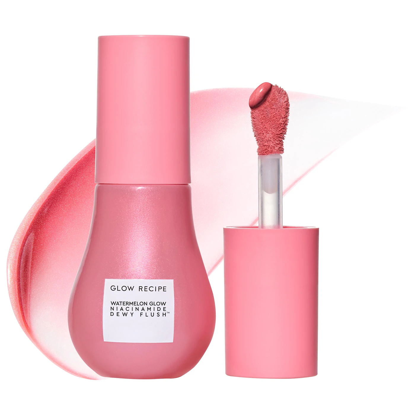 سرم رژگونه روشنکننده هندوانه گلو رسپی | Glow Recipe Watermelon Serum Blush