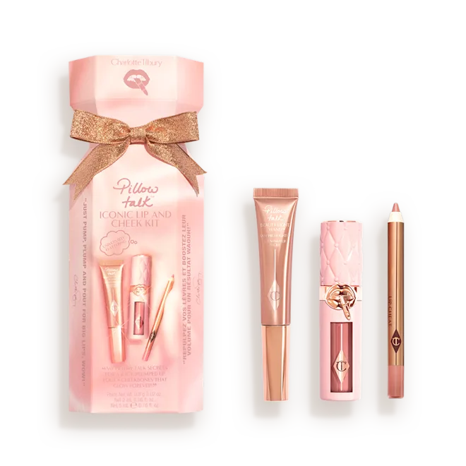 پک لب شارلوت تیلبری | Charlotte Tilbury pillow talk iconic lip and cheek kit