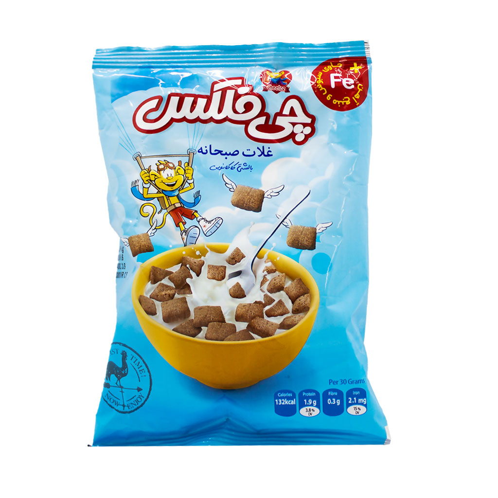 چی فلکس بالشتی کاکائویی چی توز - 90 گرم
