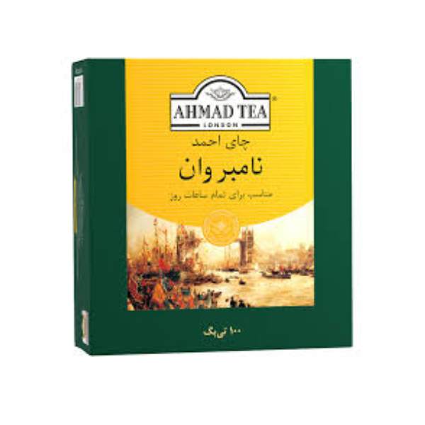 چای کیسه ای ساده نامبر وان احمد -100 عددی