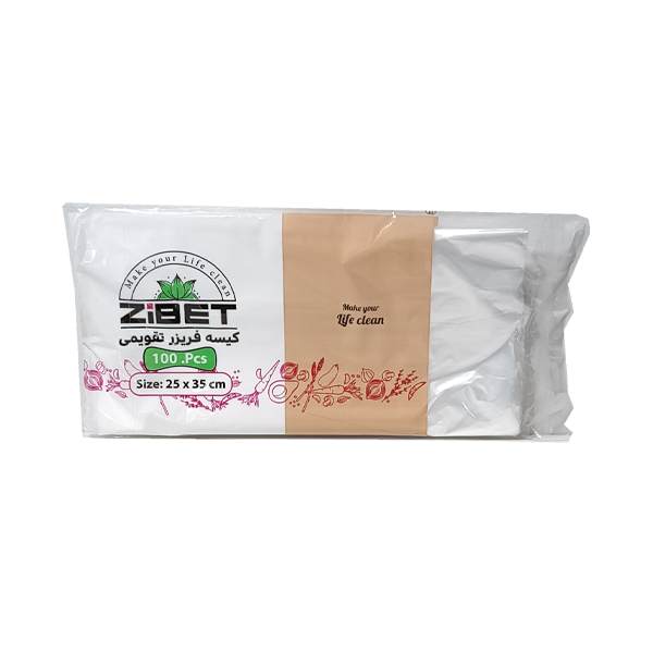کیسه فریزر پلاستکی (نایلون) زیبت - 120 برگ