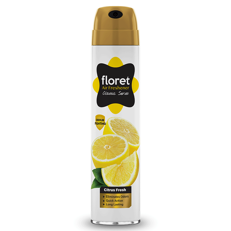اسپری خوشبوکننده هوا فلورت سری کلاسیک 300 میلی لیتریCitrus Fresh - لیمو