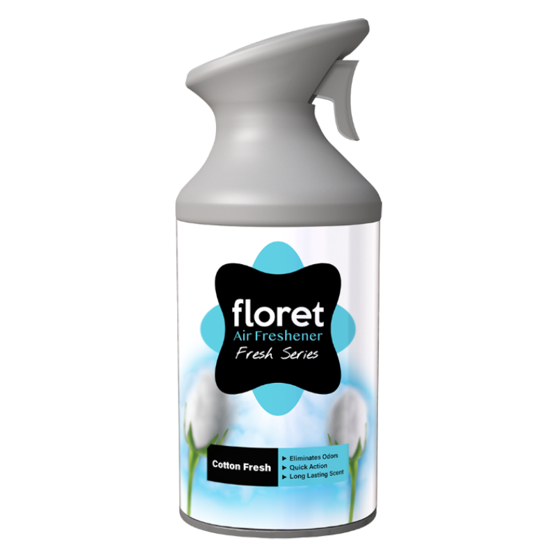 اسپری خوشبوکننده هوا فلورت سری فرش تریگری 250 میلی لیتری Cotton fresh